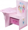 Disney Princess Chair Desk with Pull out under the Seat Storage Bin