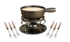 Swissmar Lugano Cheese Fondue, 9-Piece, Black