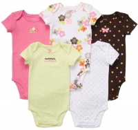 Carter's 5-Pack Short Sleeve Bodysuits -Mommy's Sweetheart - 9M Carter's 5-Pack Short Sleeve Bodysuits -Mommy's Sweetheart - 9M