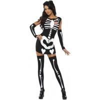 Smiffys Sexy Skeleton Costume For Women Smiffys Sexy Skeleton Costume For Women