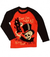 Wes & Willy Boys 2-7 Haunted Raglan Toddler, Tangerine Tango, 2T Wes & Willy Boys 2-7 Haunted Raglan Toddler, Tangerine Tango, 2T