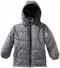 Ixtreme Boys 2-7 Mini Ripstop Puffer Jacket, Grey, 5 Ixtreme Boys 2-7 Mini Ripstop Puffer Jacket, Grey, 5