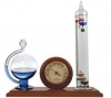 Ambient Weather WS-YG501 Galileo Thermometer, Hygrometer and Glass Fluid Barometer