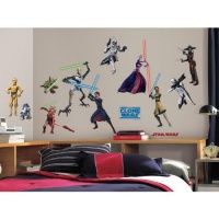 RoomMates RMK1382SCS Star Wars: The Clone Wars Glow in the Dark Wall Decals RoomMates RMK1382SCS Star Wars: The Clone Wars Glow in the Dark Wall Decals