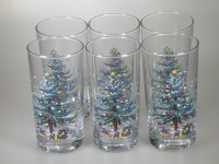 Nikko Ceramics Christmas Highball Glass, 12-Ounce, Set of 6 Nikko Ceramics Christmas Highball Glass, 12-Ounce, Set of 6