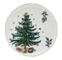 Nikko Christmas Tree Hostess Plate, 11.5-inch, Gift Boxed Nikko Christmas Tree Hostess Plate, 11.5-inch, Gift Boxed