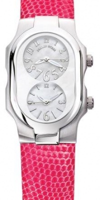 Philip Stein Women's 1-F-FSMOP-ZPI Signature Pink Lizard Leather Strap Watch Philip Stein Women's 1-F-FSMOP-ZPI Signature Pink Lizard Leather Strap Watch