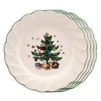 Nikko Happy Holidays 8-Inch Salad Plate, Set of 4 Nikko Happy Holidays 8-Inch Salad Plate, Set of 4