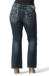 Silver Jeans Denim Womens Suki Bootcut Plus Size Med Wash W9516SJB376 Silver Jeans Denim Womens Suki Bootcut Plus Size Med Wash W9516SJB376