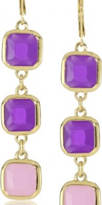 Kate Spade New York Frame Of Mind African Violet Lilac Linear Earrings Kate Spade New York Frame Of Mind African Violet Lilac Linear Earrings