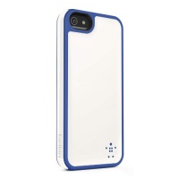 Belkin F8W161ttC14 Grip Max Case for Apple iPhone 5 - 1 Pack - Retail Packaging - White/Blue Belkin F8W161ttC14 Grip Max Case for Apple iPhone 5 - 1 Pack - Retail Packaging - White/Blue