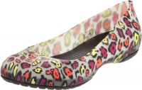 Crocs Women's Carlisa Leopard Ballet Flat Crocs Women's Carlisa Leopard Ballet Flat