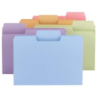 Smead SuperTab Folder, Letter, 11 Point, 1/3 Cut Tab, Assorted Colors, 100 Per Box (11961) Smead SuperTab Folder, Letter, 11 Point, 1/3 Cut Tab, Assorted Colors, 100 Per Box (11961)