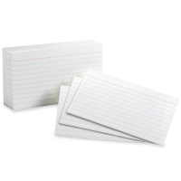 Oxford Ruled Index Cards, 3 x 5 Inches, White, pack of 100 Oxford Ruled Index Cards, 3 x 5 Inches, White, pack of 100