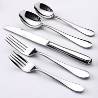 The Continental Classic 78-pc. flatware set includes service for 12, 12 5-piece place settings, 1 6-piece hostess set (includes pie server), and 12 extra teaspoons. The Continental Classic 78-pc. flatware set includes service for 12, 12 5-piece place settings, 1 6-piece hostess set (includes pie server), and 12 extra teaspoons.