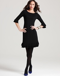 Flared bell sleeves and layered ruffled trim infuse a Lilly Pulitzer sweater dress with youthful spirit. Up the charm factor with beaming smile. Flared bell sleeves and layered ruffled trim infuse a Lilly Pulitzer sweater dress with youthful spirit. Up the charm factor with beaming smile.