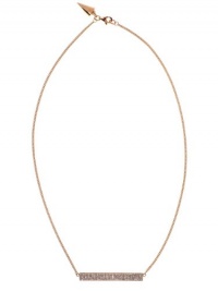 Rebecca Minkoff Pave ID Plate Necklace in Gold Rebecca Minkoff Pave ID Plate Necklace in Gold