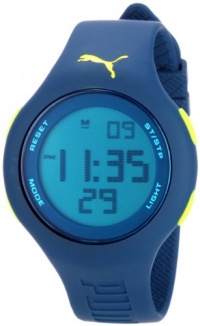 PUMA Men's PU910801015 Loop Blue Digital Watch PUMA Men's PU910801015 Loop Blue Digital Watch