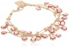 Anne Klein Beacon Recolor Gold-Tone 3 Row Shaky Bracelet, 7.25