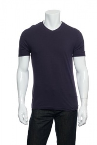 Alfani Red Men's Purple V-Neck T-Shirt Alfani Red Men's Purple V-Neck T-Shirt