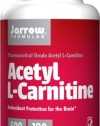 Jarrow Formulas Acetyl L-Carnitine 500mg, 120 Vegetarian Capsules