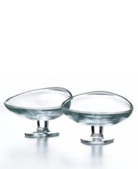 Put dessert on a pedestal. Featuring luminous glass in a funky footed silhouette, the Gourmet Split ice cream bowls from French Home elevate sundaes to enticing new heights. Put dessert on a pedestal. Featuring luminous glass in a funky footed silhouette, the Gourmet Split ice cream bowls from French Home elevate sundaes to enticing new heights.