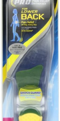 Dr Scholl's Back Pain Relief Orthotics, Women's Sizes 6-10, 4 Soles total (Pack of 2) Dr Scholl's Back Pain Relief Orthotics, Women's Sizes 6-10, 4 Soles total (Pack of 2)