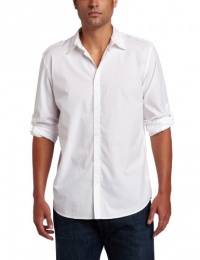 Calvin Klein Sportswear Men's Long Sleeve Roll-up Woven Shirt Calvin Klein Sportswear Men's Long Sleeve Roll-up Woven Shirt