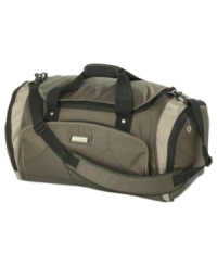 See stars when you travel. Experience the versatility of this perfectly-sized duffel, which features a rugged, water- and stain-resistant exterior. A fully-lined & astronomically-correct printed interior displays a rich starscape that captures your spirit for travel. 5-year warranty. See stars when you travel. Experience the versatility of this perfectly-sized duffel, which features a rugged, water- and stain-resistant exterior. A fully-lined & astronomically-correct printed interior displays a rich starscape that captures your spirit for travel. 5-year warranty.