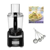 Cuisinart Elite Collection 7-Cup Food Processor in Black + 4-Piece Stainless Steel Measuring Spoon Set + Not Your Mother's Weeknight Cooking Cuisinart Elite Collection 7-Cup Food Processor in Black + 4-Piece Stainless Steel Measuring Spoon Set + Not Your Mother's Weeknight Cooking