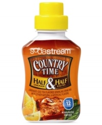 It's half time-go ahead, have both of your favorite flavors! A brilliant blend of lemonade & iced tea, this quick & easy mix is exactly what your tastebuds have been asking for. Simply grab this mix & your SodaStream and get your fill of this favorite. It's half time-go ahead, have both of your favorite flavors! A brilliant blend of lemonade & iced tea, this quick & easy mix is exactly what your tastebuds have been asking for. Simply grab this mix & your SodaStream and get your fill of this favorite.