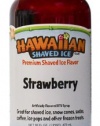 Hawaiian Shaved Ice - Strawberry Snow Cone & Shaved Ice Syrup - 16 Ounces
