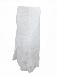 Eileen Fisher womens bias linen elastic waist midi skirt Eileen Fisher womens bias linen elastic waist midi skirt