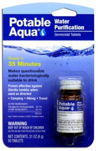 Potable Aqua Water Treatment Tablets Potable Aqua Water Treatment Tablets