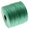 BeadSmtih Super-Lon Cord - Size #18 Twisted Nylon - Turquoise / 77 Yard Spool