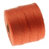 BeadSmith Super-Lon Cord - Size #18 Twisted Nylon - Orange / 77 Yard Spool