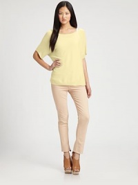 Soft, roomy cashmere boatneck will be a perfect match for skinny jeans and knee-high boots. BoatneckDropped shouldersThree-quarter sleevesLonger length hits below the hipsCashmereDry cleanImportedModel shown is 5'11 (180cm) wearing US size Small. Soft, roomy cashmere boatneck will be a perfect match for skinny jeans and knee-high boots. BoatneckDropped shouldersThree-quarter sleevesLonger length hits below the hipsCashmereDry cleanImportedModel shown is 5'11 (180cm) wearing US size Small.