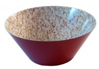 Present Time Popcorn Print Melamine Bowl, Large Present Time Popcorn Print Melamine Bowl, Large