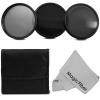 58MM Neutral Density Professional Photography Filter Set (ND2 ND4 ND8) + Premium MagicFiber Microfiber Cleaning Cloth