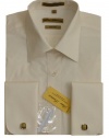 Off-White (Bone) French Cuff Dress Shirt With Cufflinks