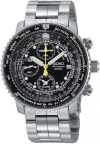 Seiko Men's SNA411 Flight Alarm Chronograph Watch Seiko Men's SNA411 Flight Alarm Chronograph Watch