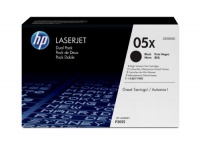 HP CE505XD Laserjet 05X Dual Pack Cartridge - Retail Packaging - Black HP CE505XD Laserjet 05X Dual Pack Cartridge - Retail Packaging - Black