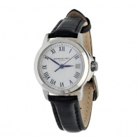 Raymond Weil Women's 5378-STC-00300 Tradition Stainless Steel Case Black Leather Strap with Crocodile Pattern Watch Raymond Weil Women's 5378-STC-00300 Tradition Stainless Steel Case Black Leather Strap with Crocodile Pattern Watch