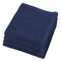 Now Designs Ripple Dishcloth, Indigo, Set of 4 Now Designs Ripple Dishcloth, Indigo, Set of 4