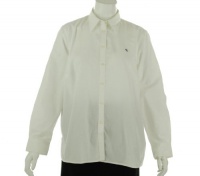 Lauren by Ralph Lauren Plus Size Shirt, Broadcloth Fitted White 3X Lauren by Ralph Lauren Plus Size Shirt, Broadcloth Fitted White 3X