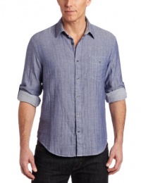 Perry Ellis Men's Long Sleeve Oxford Woven Shirt