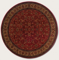 Couristan 3791/4872 Everest Isfahan/Crimson 5-Feet 3-Inch Round Rug Couristan 3791/4872 Everest Isfahan/Crimson 5-Feet 3-Inch Round Rug