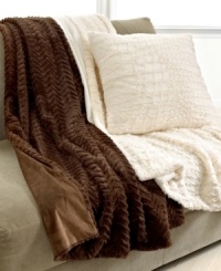 Take a walk on the wild side. In a chic snakeskin or chevron design, this Animal Print throw from Charter Club outfits your space with ultra-soft textured faux fur, perfect for cool days and nights. Take a walk on the wild side. In a chic snakeskin or chevron design, this Animal Print throw from Charter Club outfits your space with ultra-soft textured faux fur, perfect for cool days and nights.