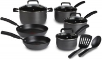 T-fal D913SC64 Signature Hard Anodized Oven Safe Nonstick Thermo-Spot Heat Indicator 12-Piece Cookware Set, Gray T-fal D913SC64 Signature Hard Anodized Oven Safe Nonstick Thermo-Spot Heat Indicator 12-Piece Cookware Set, Gray