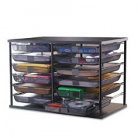 Rubbermaid 1735746 12-Compartment organizer, 7-1/8w x 29-1/8d x 16-3/8h Rubbermaid 1735746 12-Compartment organizer, 7-1/8w x 29-1/8d x 16-3/8h